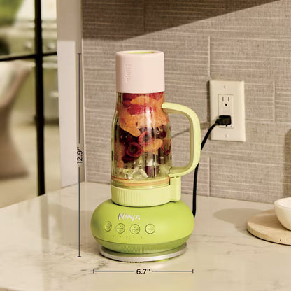 BlendBoss™ - con vaso portátil en rosa pimienta