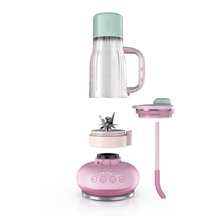 BlendBoss™ - con vaso portátil en rosa pimienta