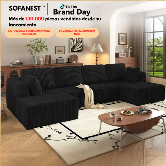 Sofa SafeNest™ - Se expande solo. Sin herramientas. Sin estrés.